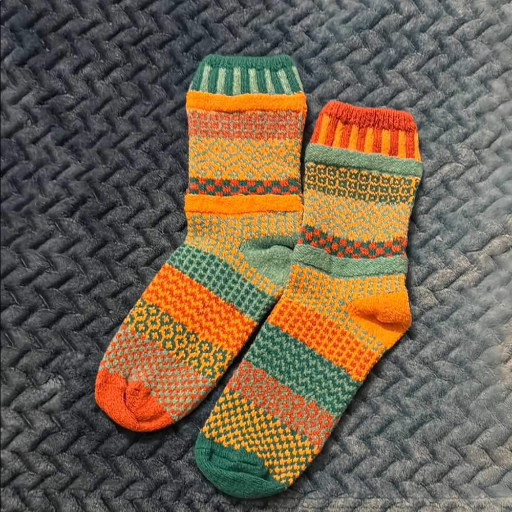 Colorful Patterned Solmate Socks